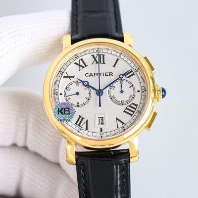 Cartier VSRO0002 7750 Movement 316L Steel Italian Calfskin Watch